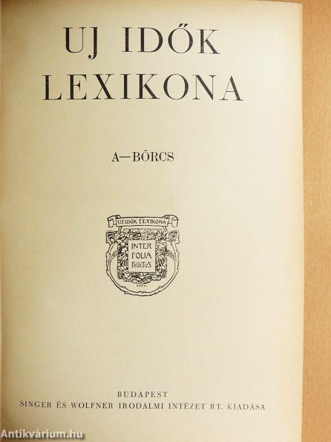 Uj idők lexikona 1-24.
