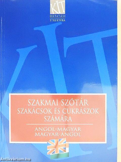 Szakmai szótár szakácsok és cukrászok számára