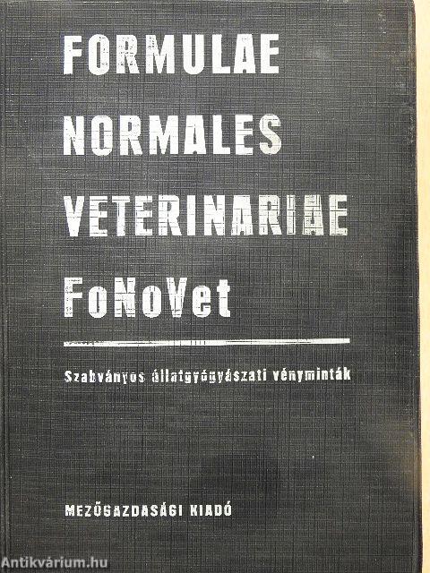 Formulae Normales Veterinariae