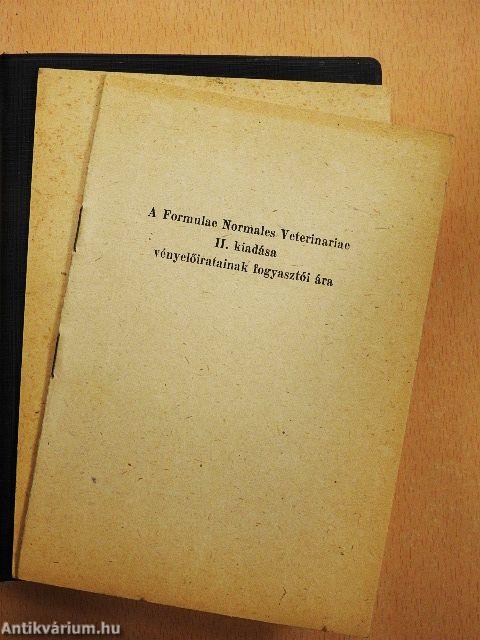 Formulae Normales Veterinariae