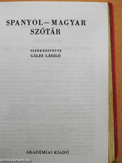 Spanyol-magyar szótár