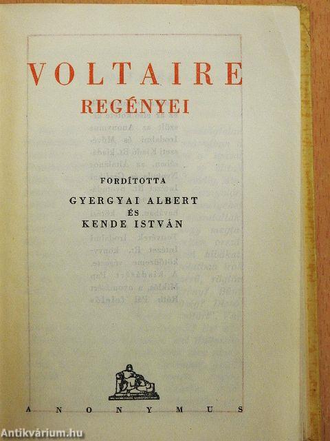 Voltaire regényei