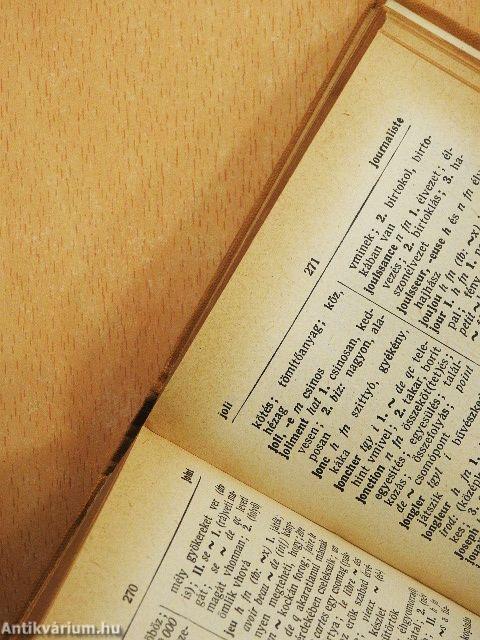 Francia-magyar szótár