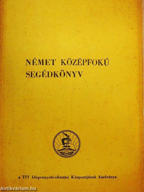 Német középfokú segédkönyv