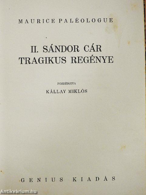 II. Sándor cár tragikus regénye