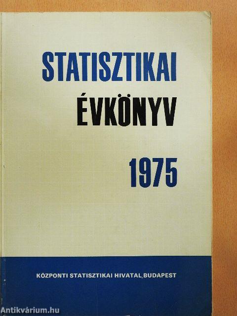 Statisztikai Évkönyv 1975.