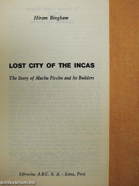 Lost city of the Incas