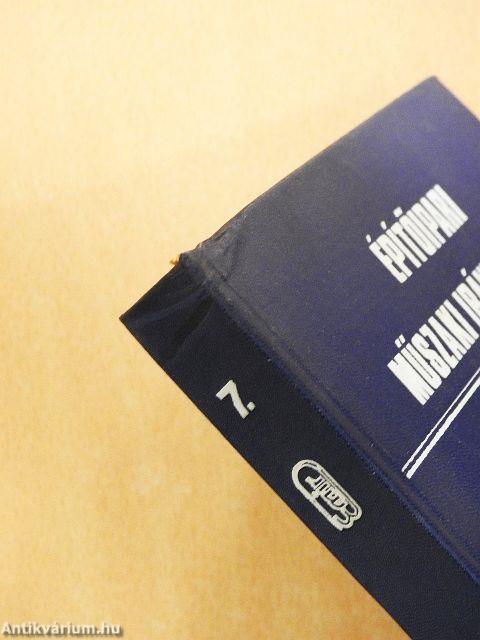 Építőipari műszaki iránynormák 7.