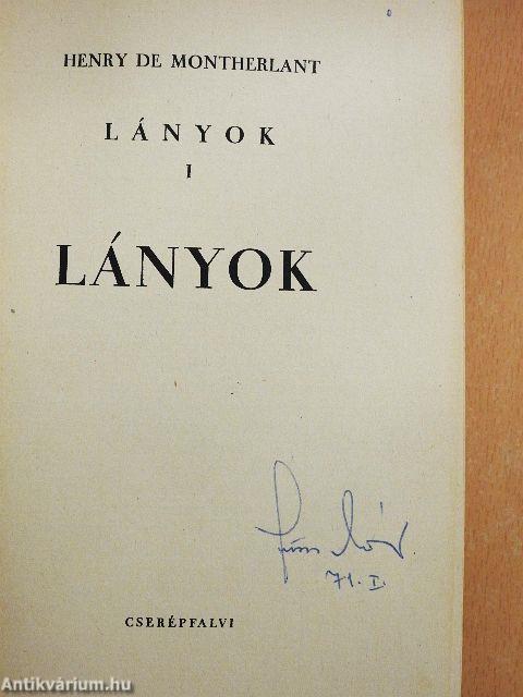 Lányok I-IV.