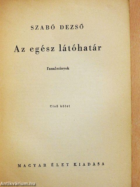 Az egész látóhatár I-III.