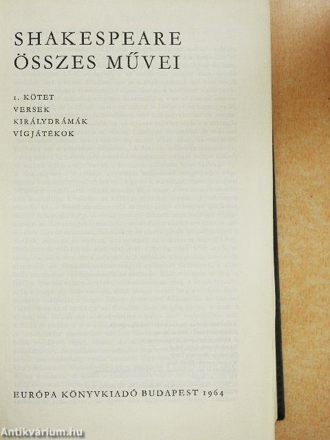 Shakespeare összes művei 1-2.