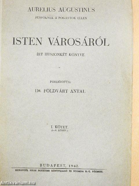Isten városáról I. (töredék)
