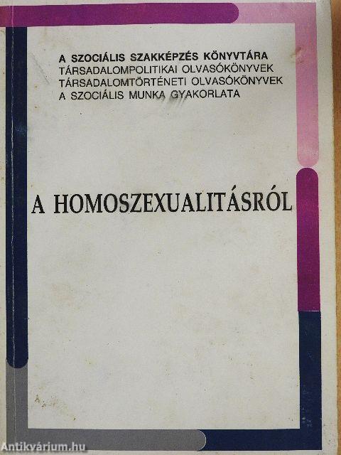 A homoszexualitásról