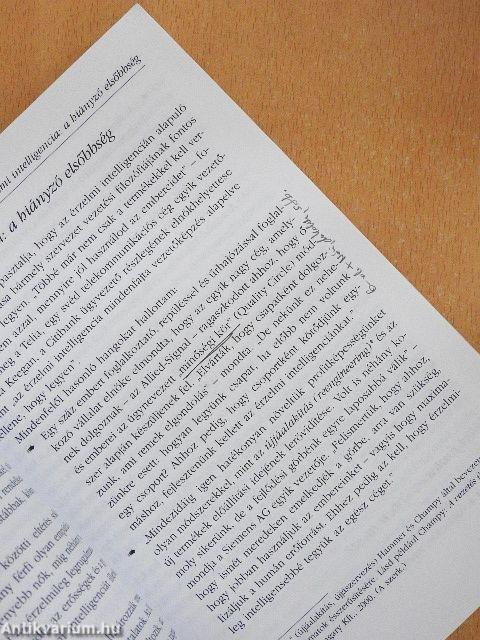 Érzelmi intelligencia a munkahelyen