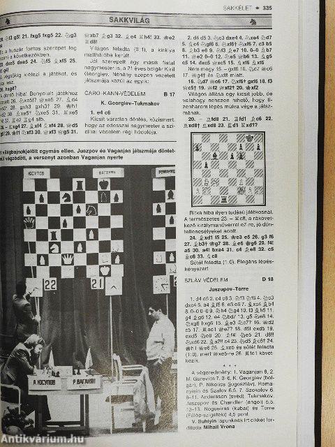Sakkélet 1987. január-december