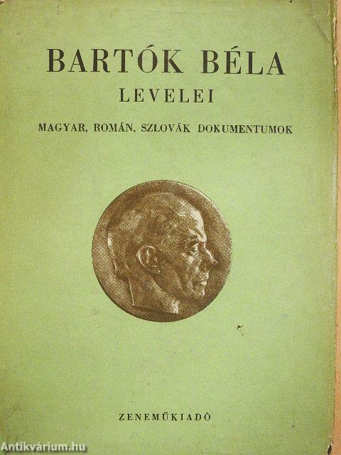 Bartók Béla levelei I-III.
