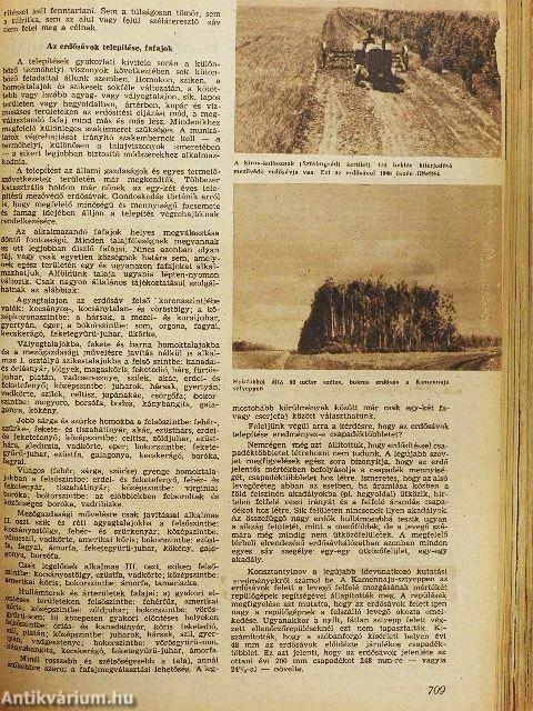 Természet és Technika 1950-1951.; 1953-1954. (vegyes számok) (10 db)