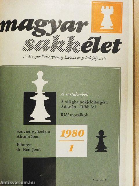 Magyar Sakkélet 1980. január-december