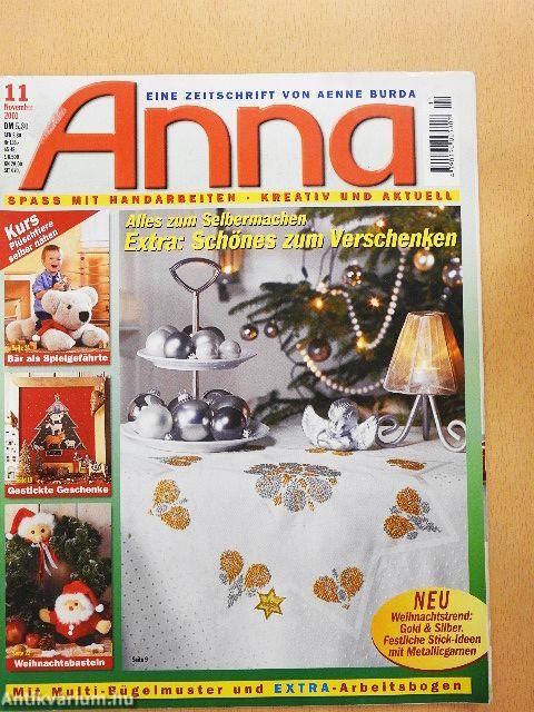 Anna Burda November 2001