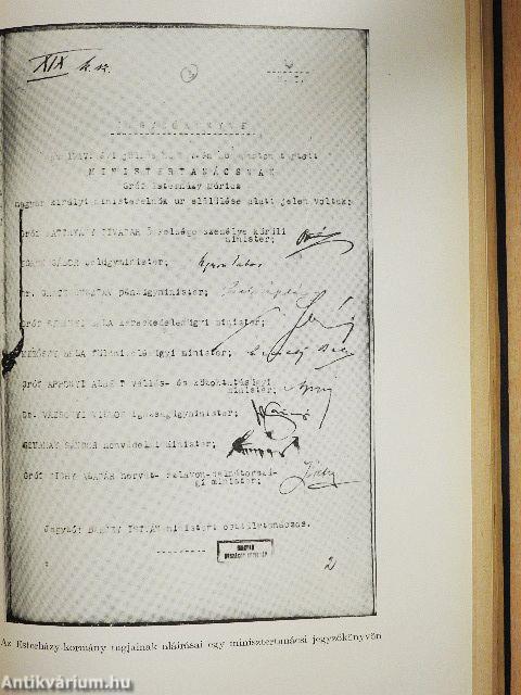 Magyar minisztertanácsi jegyzőkönyvek az első világháború korából II.