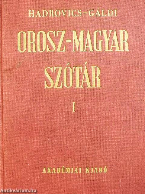 Orosz-magyar szótár I-II.
