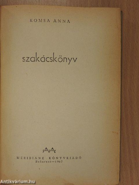 Szakácskönyv