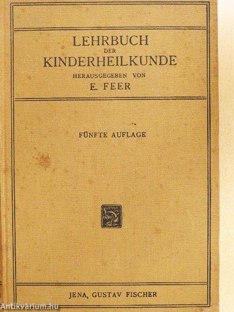 Lehrbuch der Kinderheilkunde