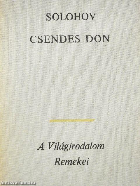 Csendes Don I-IV.