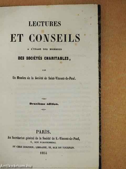 Lectures et conseils