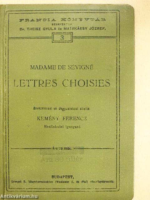 Lettres choisies