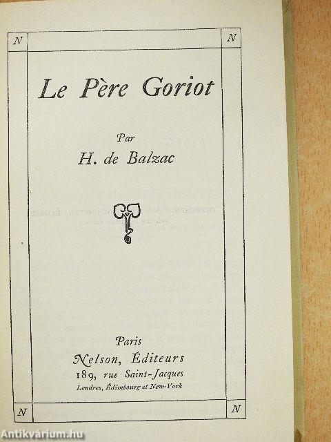 Le Pére Goriot