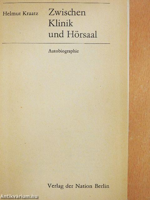 Zwischen Klinik und Hörsaal