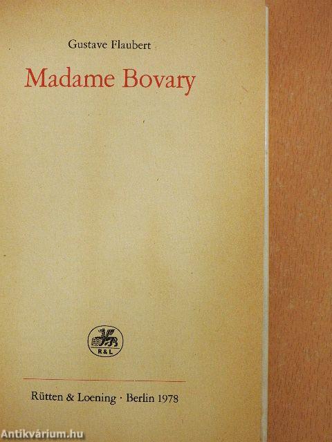 Madame Bovary