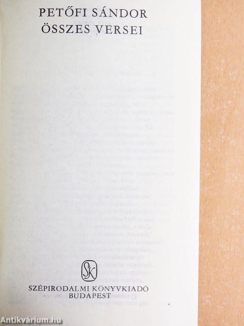 Petőfi Sándor művei I-II.