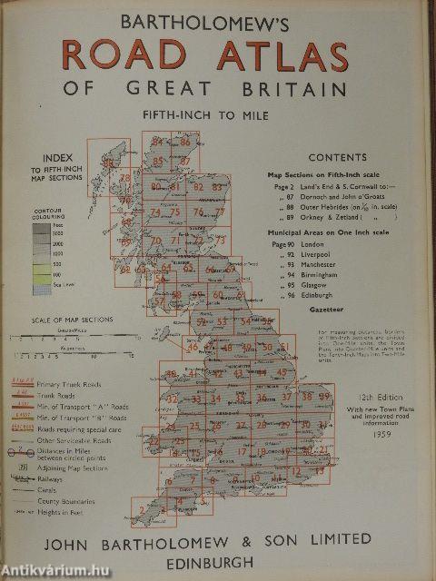 Bartholomew's  Road Atlas of Great Britain