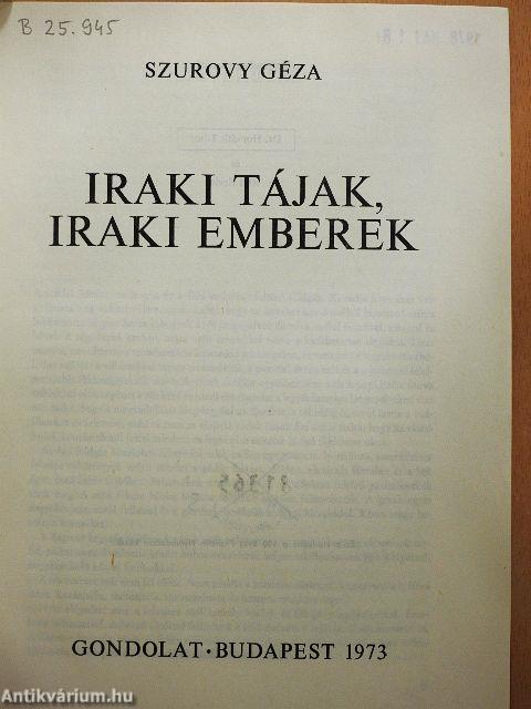 Iraki tájak, iraki emberek