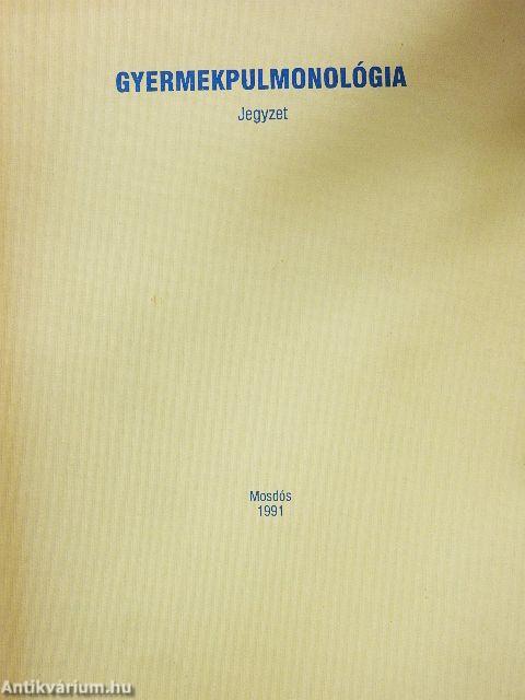 Gyermekpulmonológia