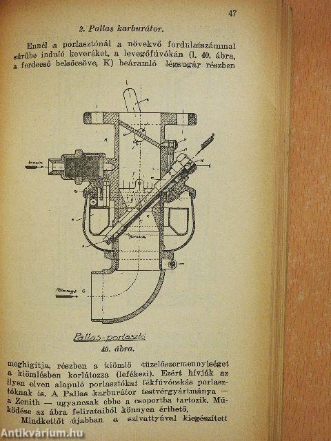 A modern automobil szerkezete és kezelése