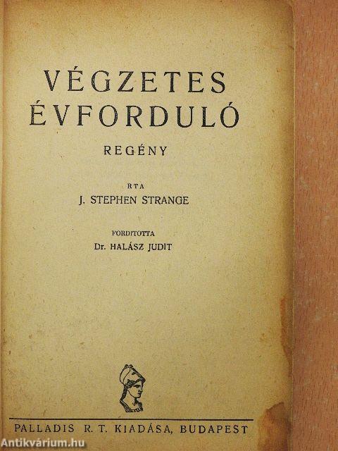 Végzetes évforduló