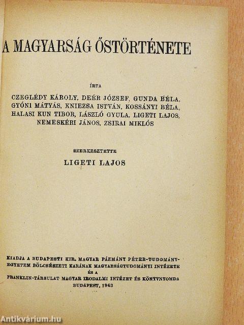 A magyarság őstörténete