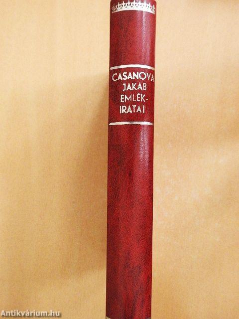 Seingalti Casanova Jakab emlékiratai 