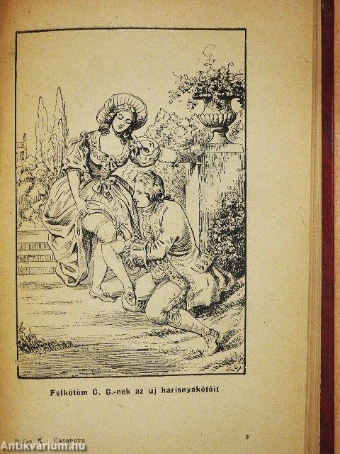 Seingalti Casanova Jakab emlékiratai 