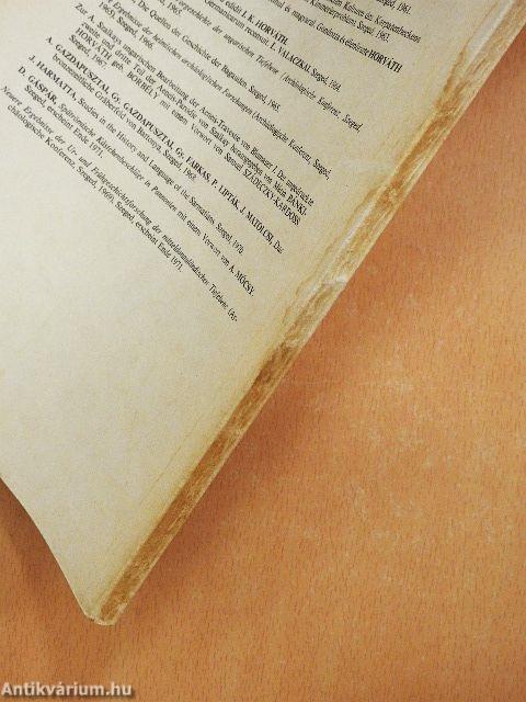 Acta Antiqua et Archaeologica Tomus XIV. 