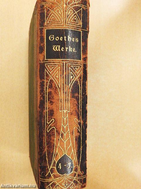 Goethes Werke 4-7. (gótbetűs)