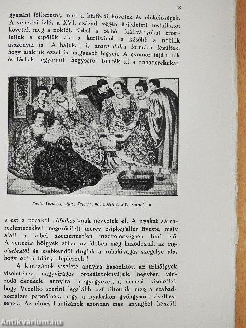 A divat története I.