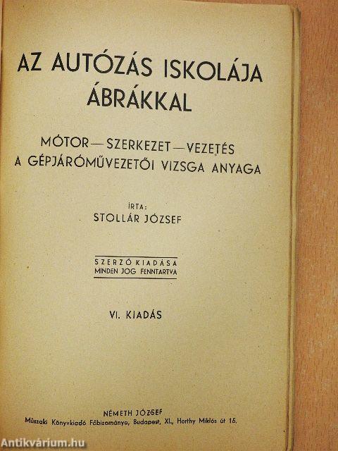 Az autózás iskolája ábrákkal