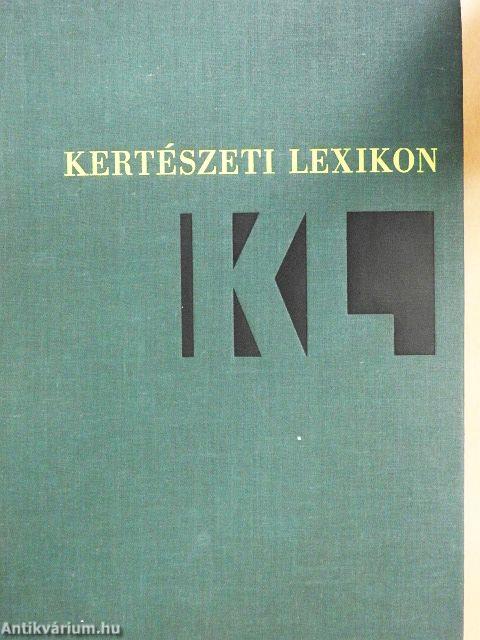 Kertészeti lexikon