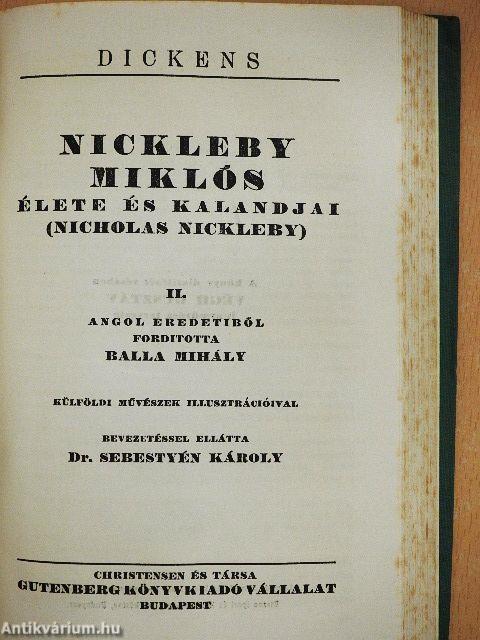 Nickleby Miklós élete és kalandjai I-V./Karácsonyi történetek I.