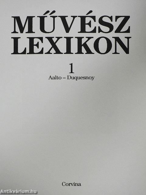 Művészlexikon 1-4.
