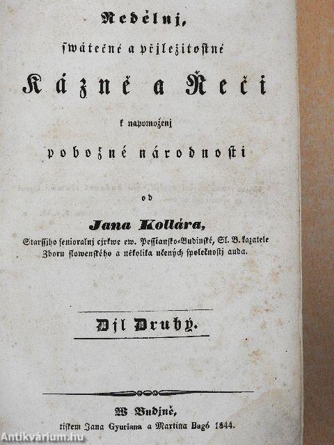 Nedelnj, swatecné a prjlezitostné kazné a Reci (gótbetűs)